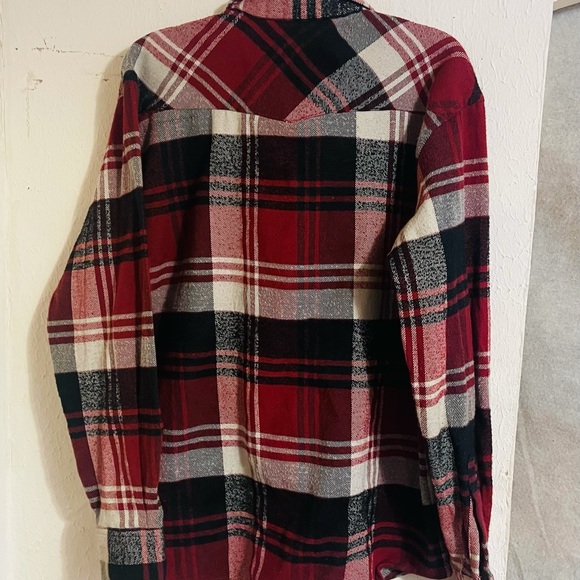 Men’s M western heavy flannel with snaps - Picture 3 of 3
